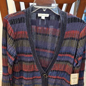 Colorful Striped Cardigan